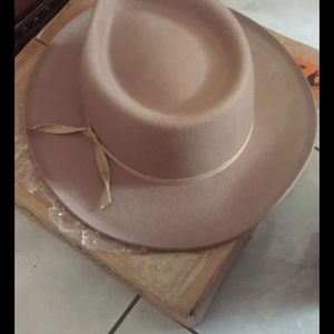 Cream colored fedora by Lack of Color